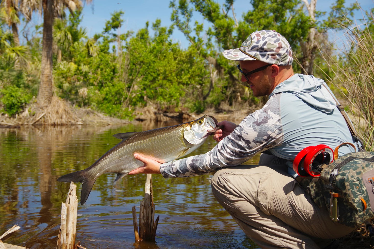 Brackish Camo Rope Hat