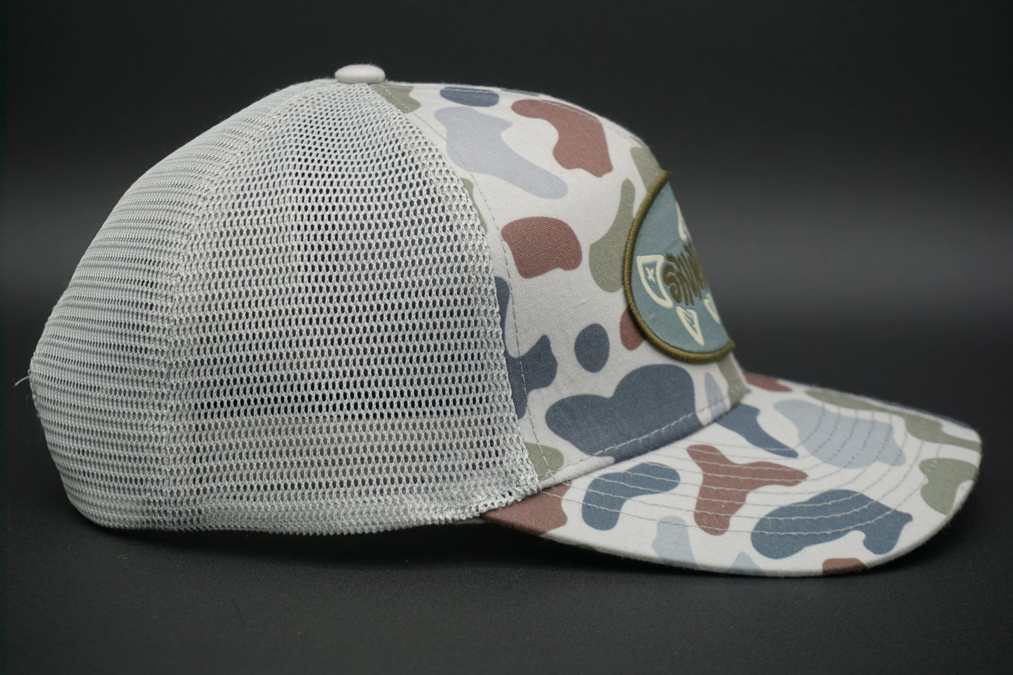 Brackish & Smoke Camo Trucker Hat