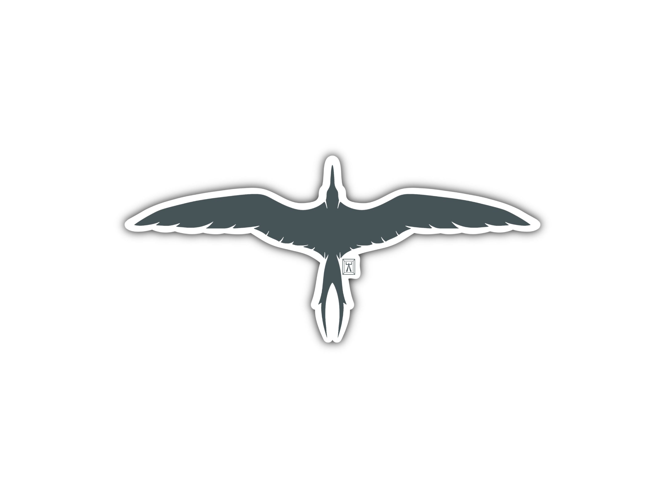 Sample of frigatebird sticker