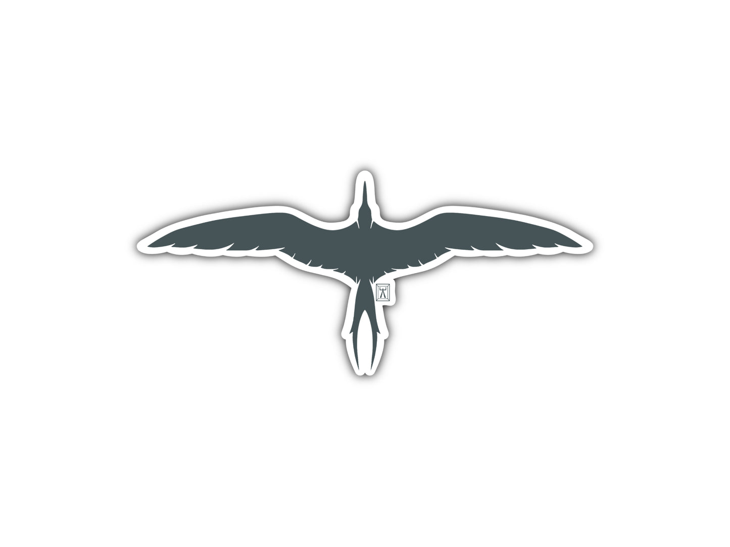 Sample of frigatebird sticker