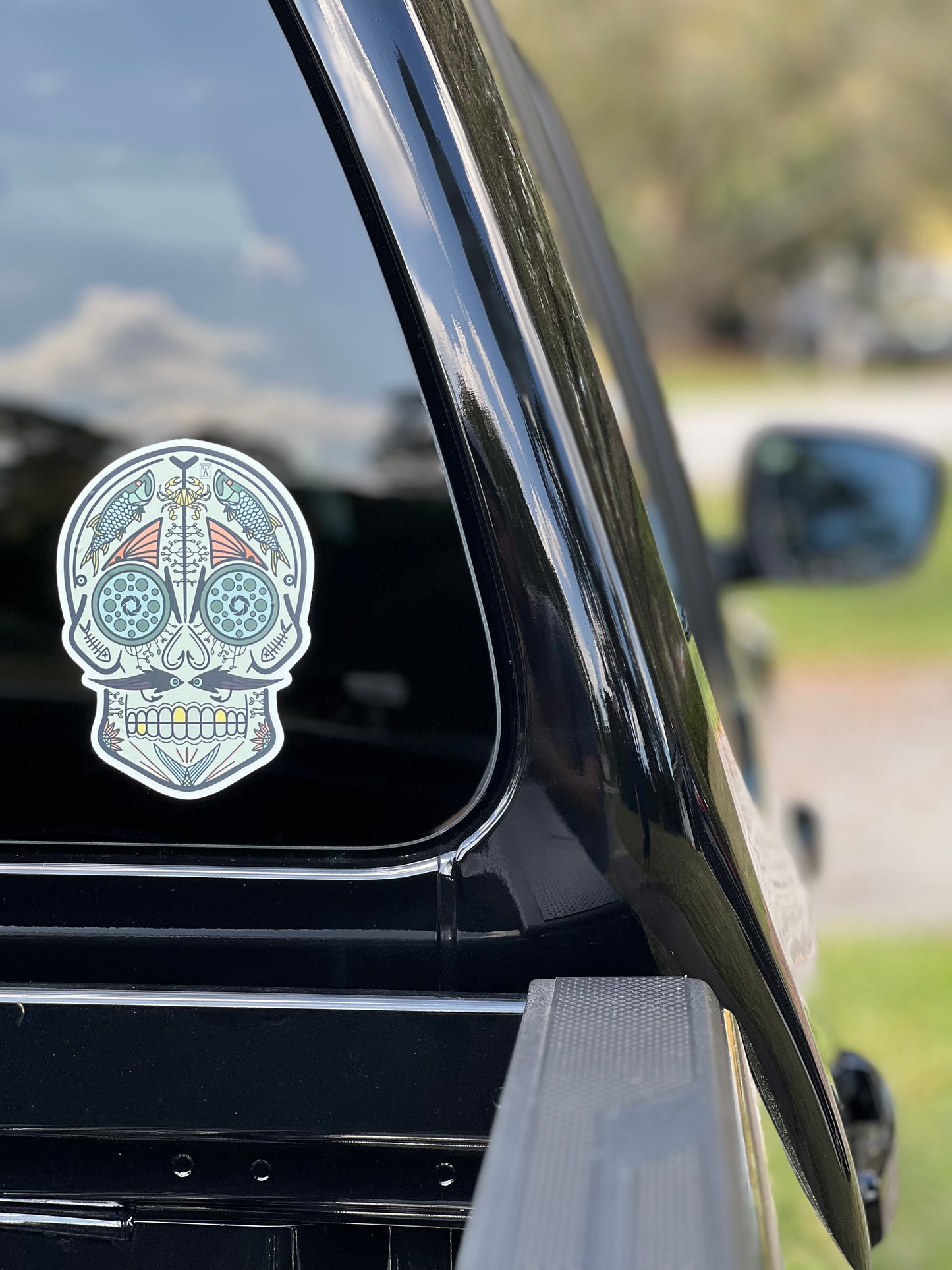 Fish Sugar Skull Sticker