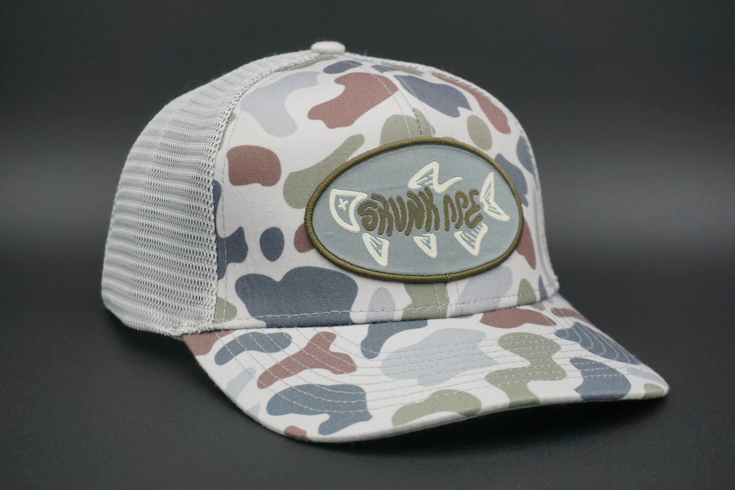 Brackish & Smoke Camo Trucker Hat