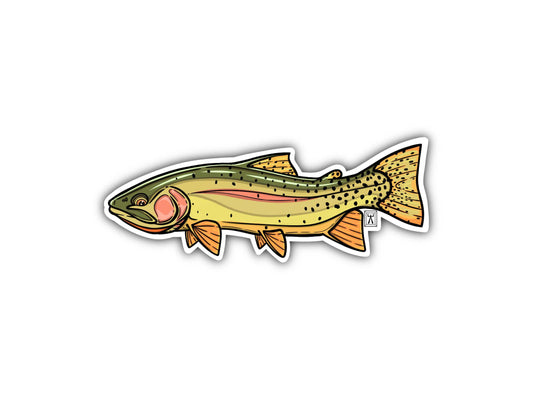 Sample of cutthroat sticker