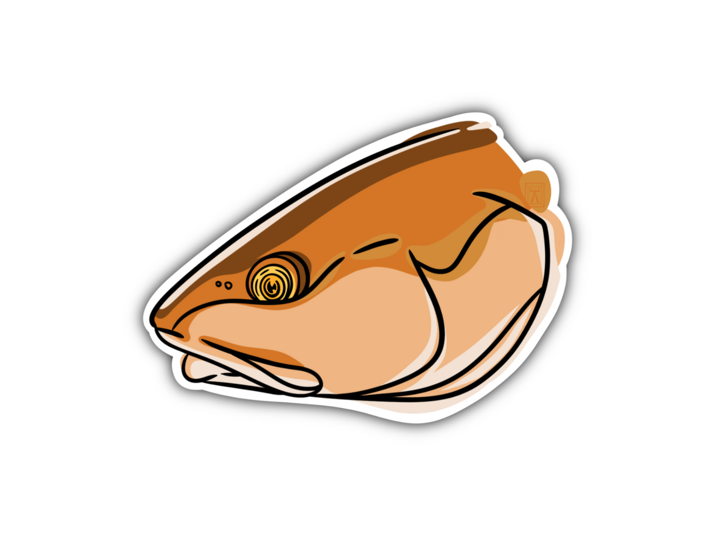 Redfish Head Sticker